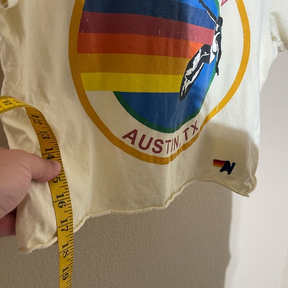 Aviator Nation Cream Graphic T-Shirt - Picture 6 of 6